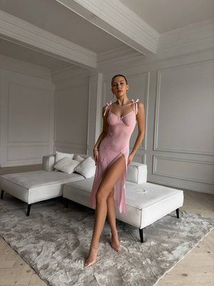 Розовый пеньюар 292 фото